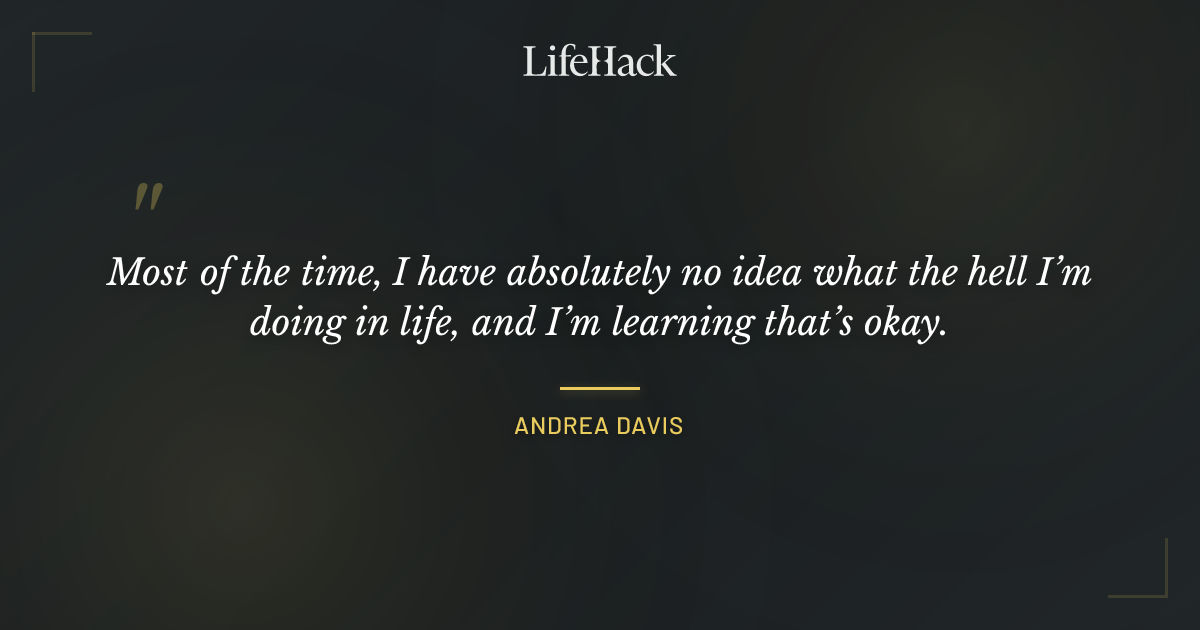 Quote by Andrea Davis