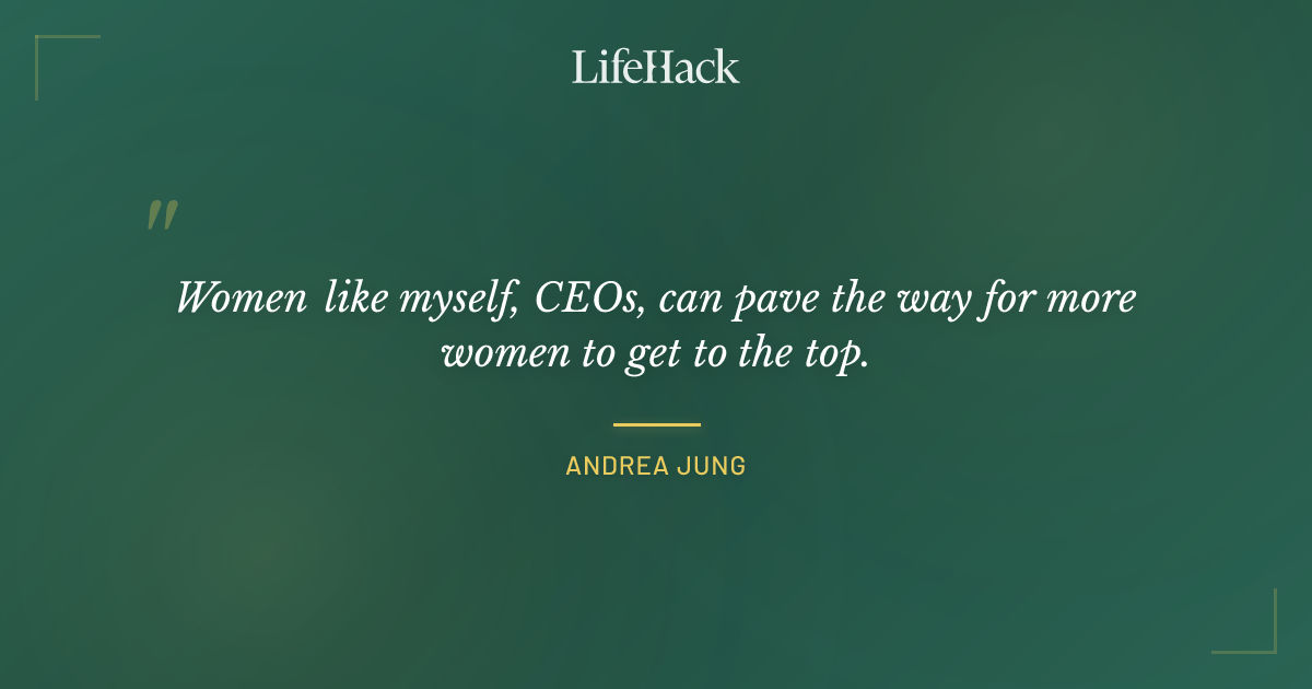 Quote by Andrea Jung