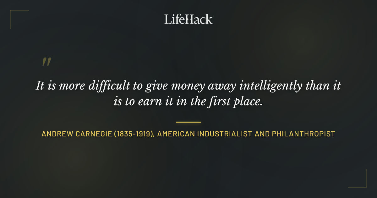 Quote by Andrew Carnegie (1835-1919), American industrialist and philanthropist