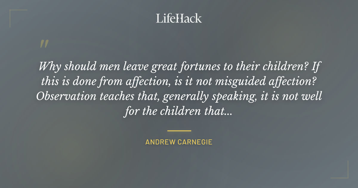 Quote by Andrew Carnegie