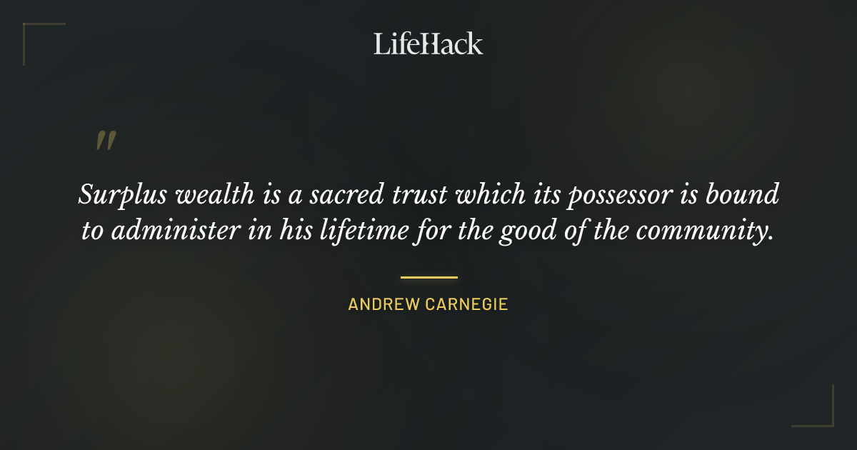 Quote by Andrew Carnegie