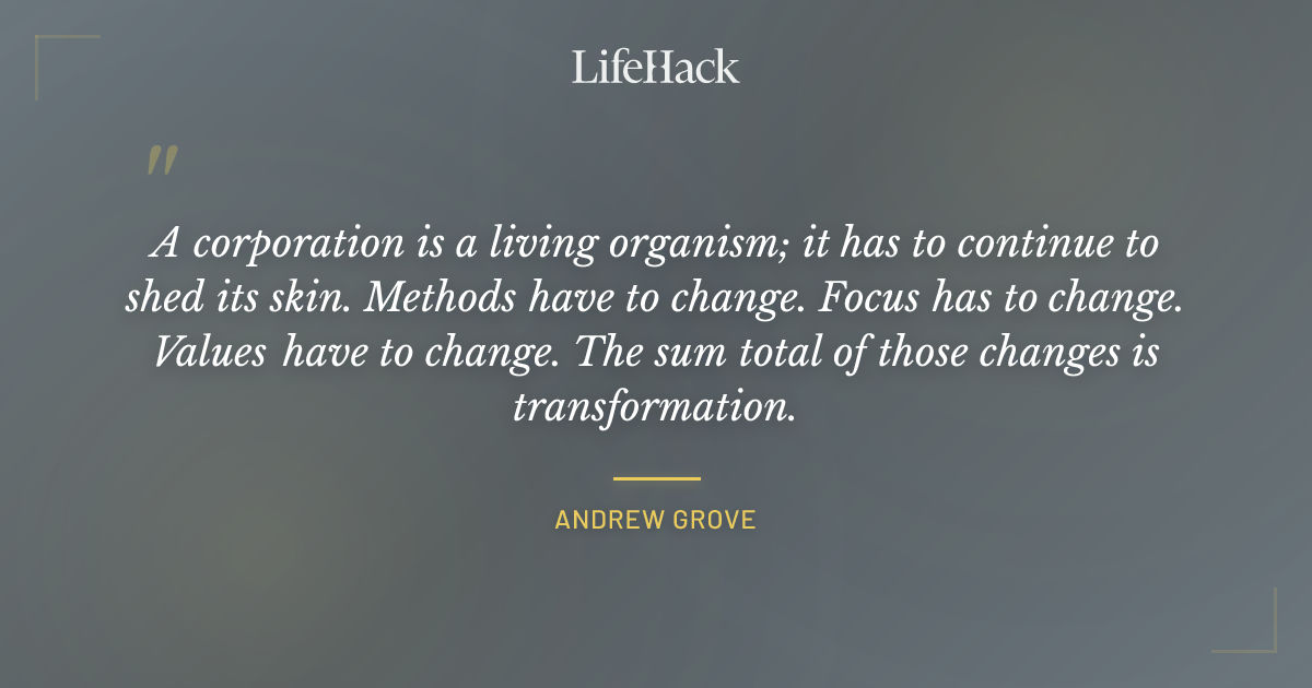 Quote by Andrew Grove