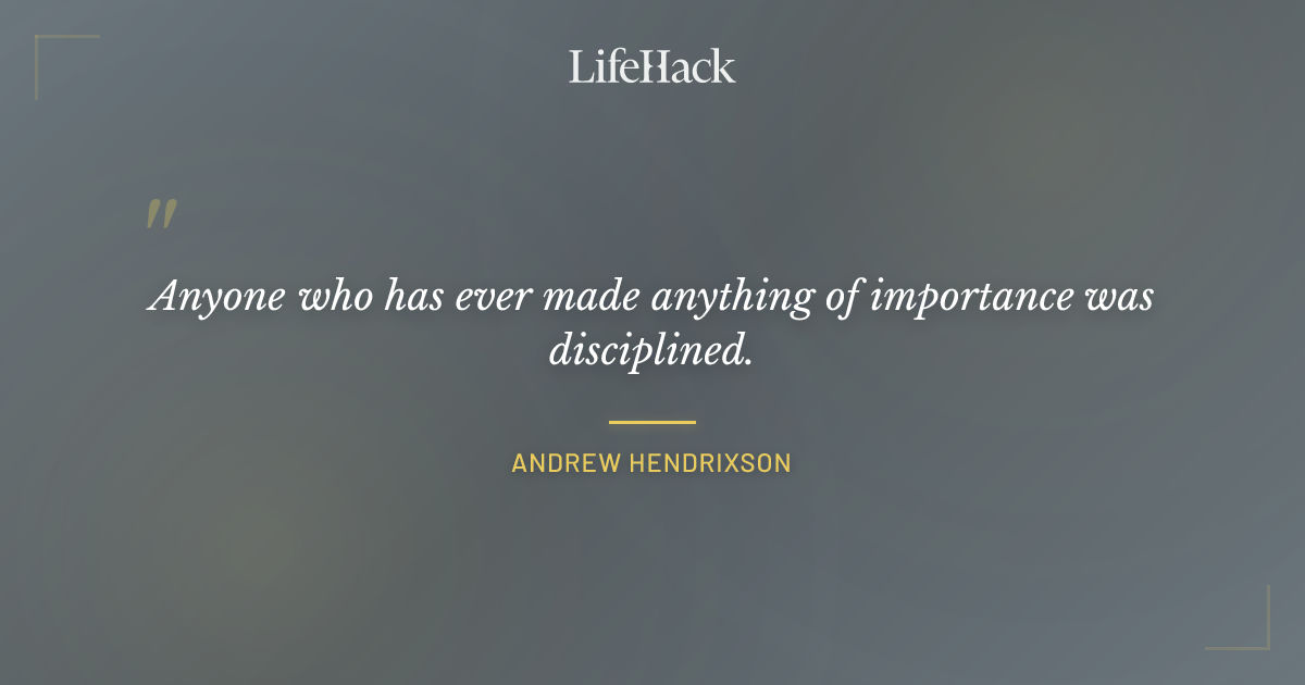 Quote by Andrew Hendrixson