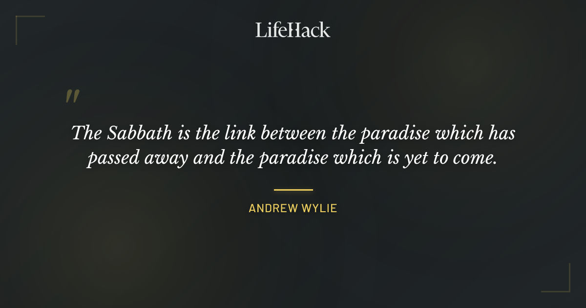 Quote by Andrew Wylie