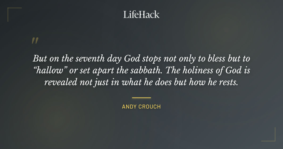 Quote by Andy Crouch