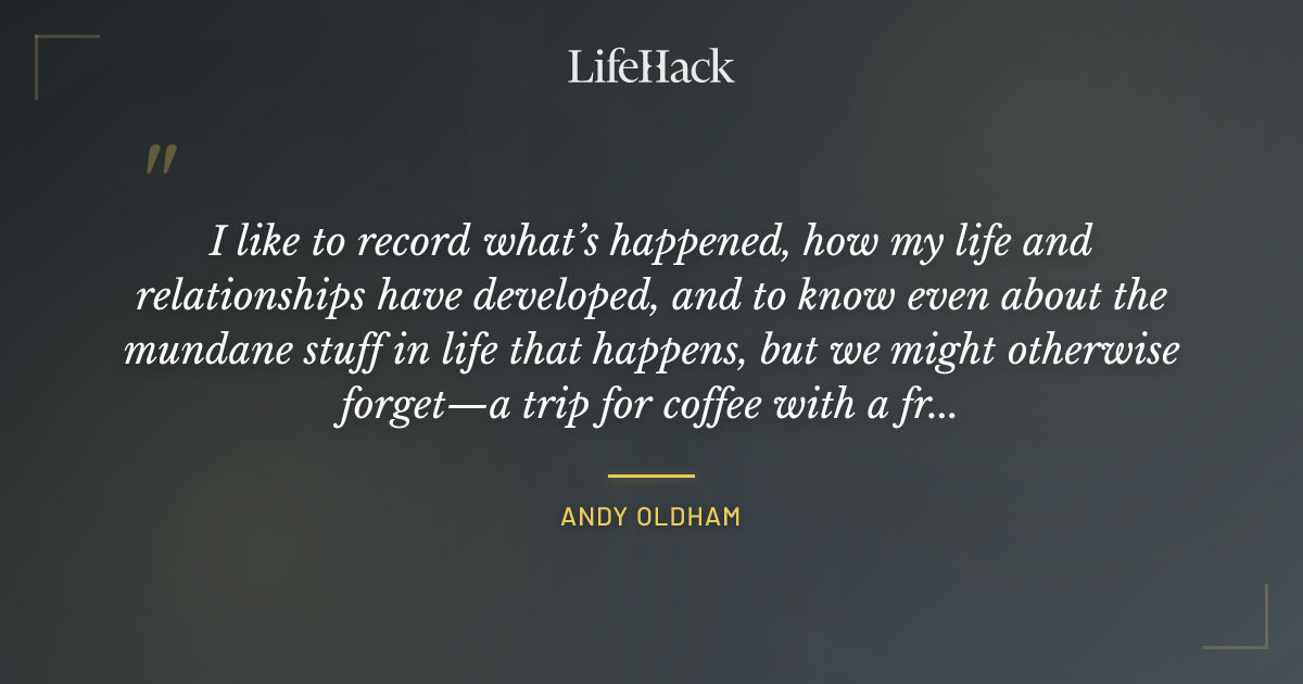 Quote by Andy Oldham