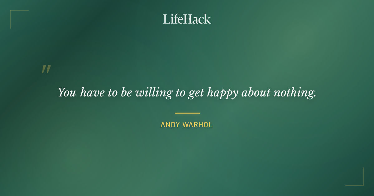 Quote by Andy Warhol