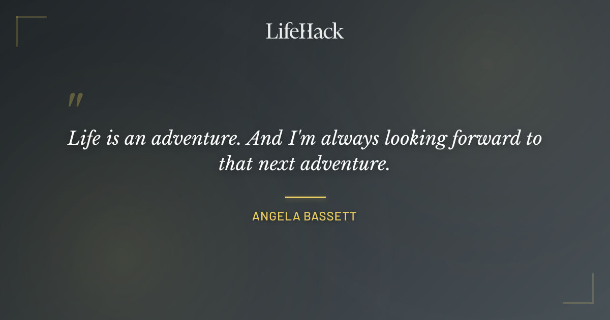 Quote by Angela Bassett