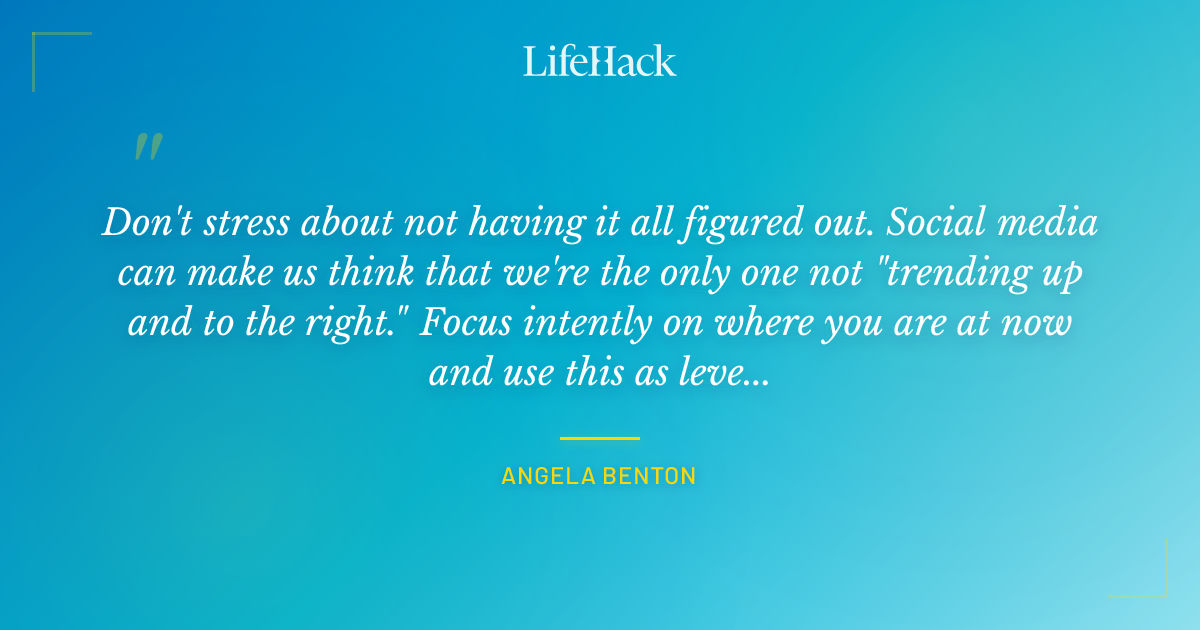 Quote by Angela Benton