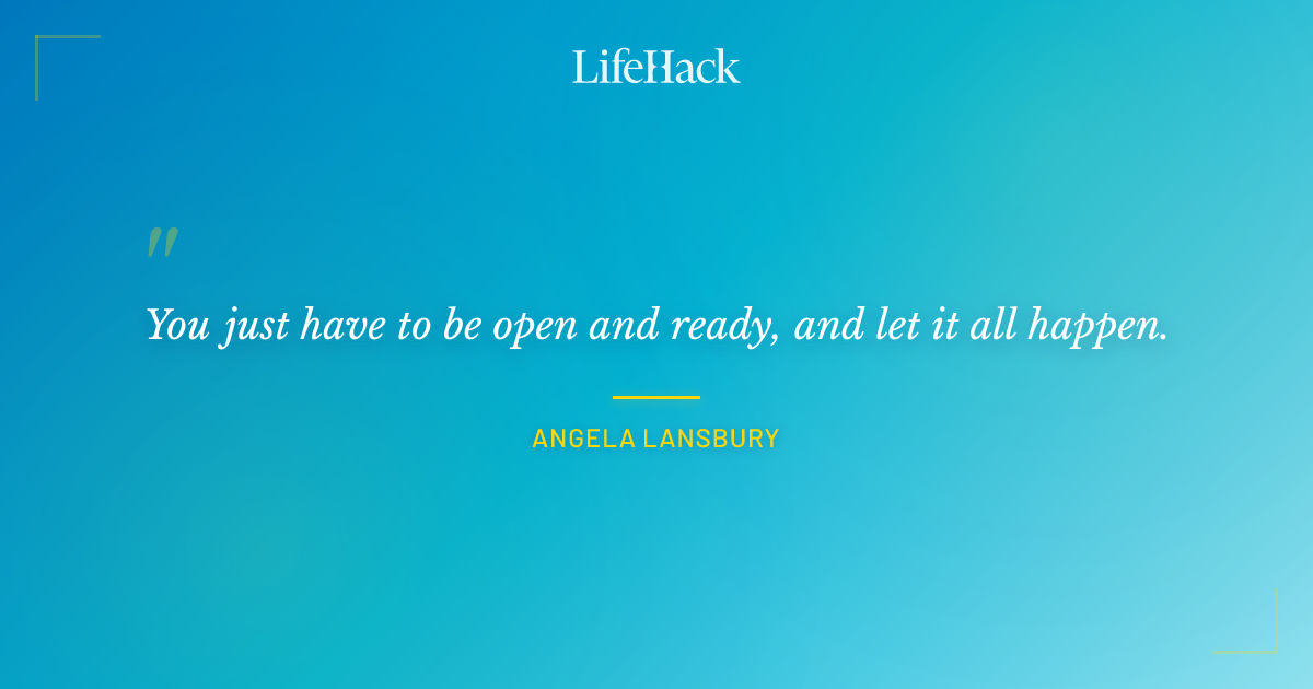 Quote by Angela Lansbury