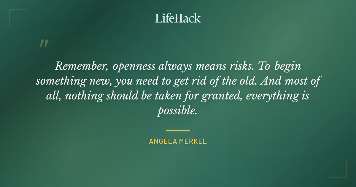 Quote by Angela Merkel