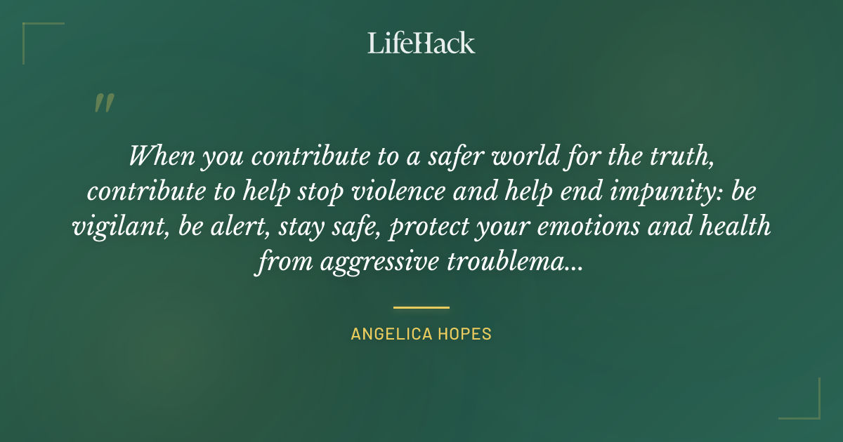 Quote by Angelica Hopes