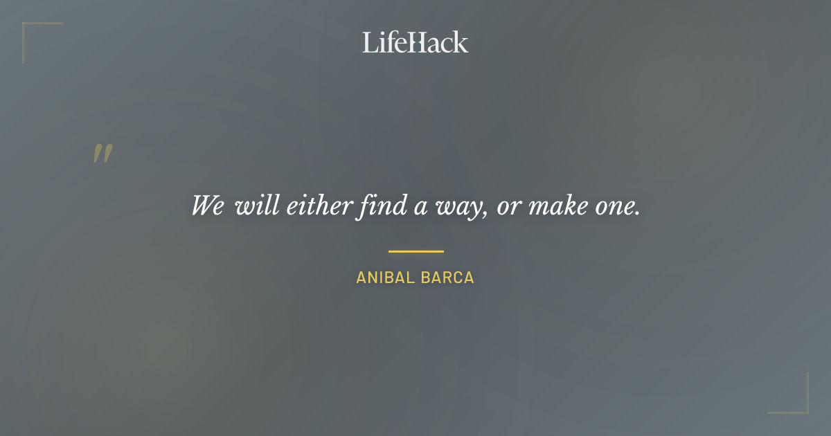 Quote by Anibal Barca