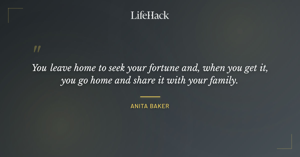 Quote by Anita Baker