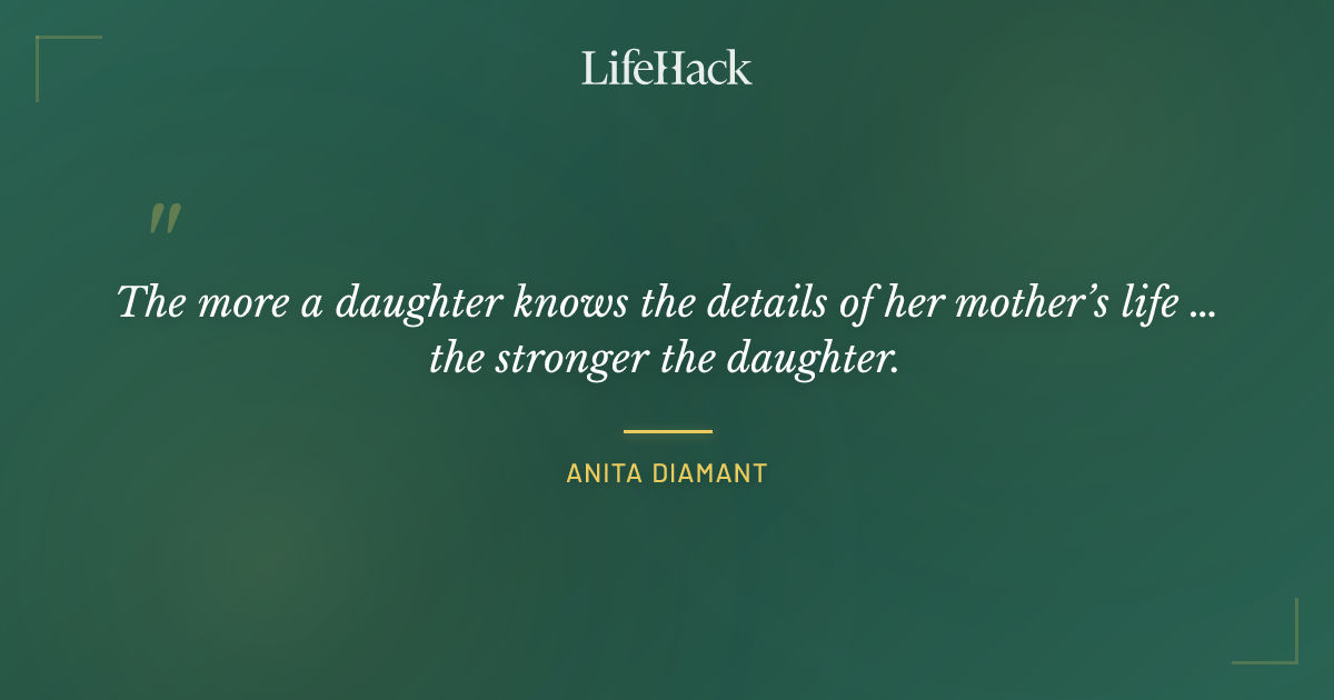 Quote by Anita Diamant