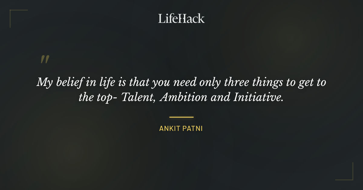 Quote by Ankit Patni