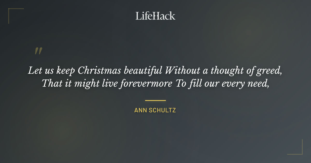 Quote by Ann Schultz