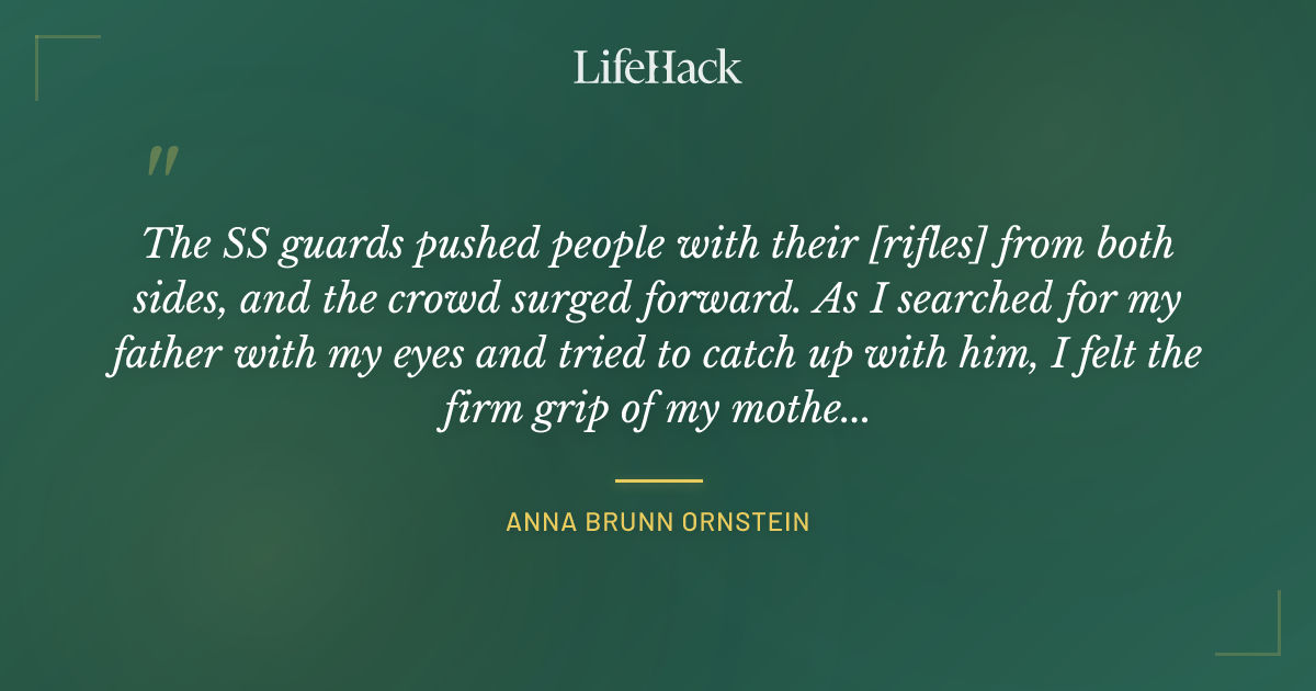 Quote by Anna Brunn Ornstein