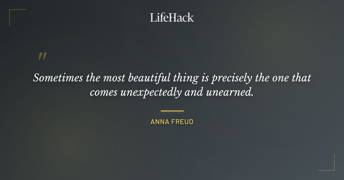 Quote by Anna Freud