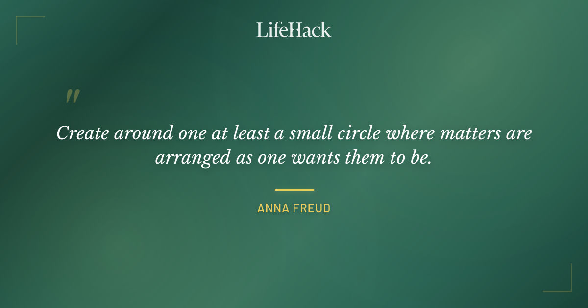 Quote by Anna Freud