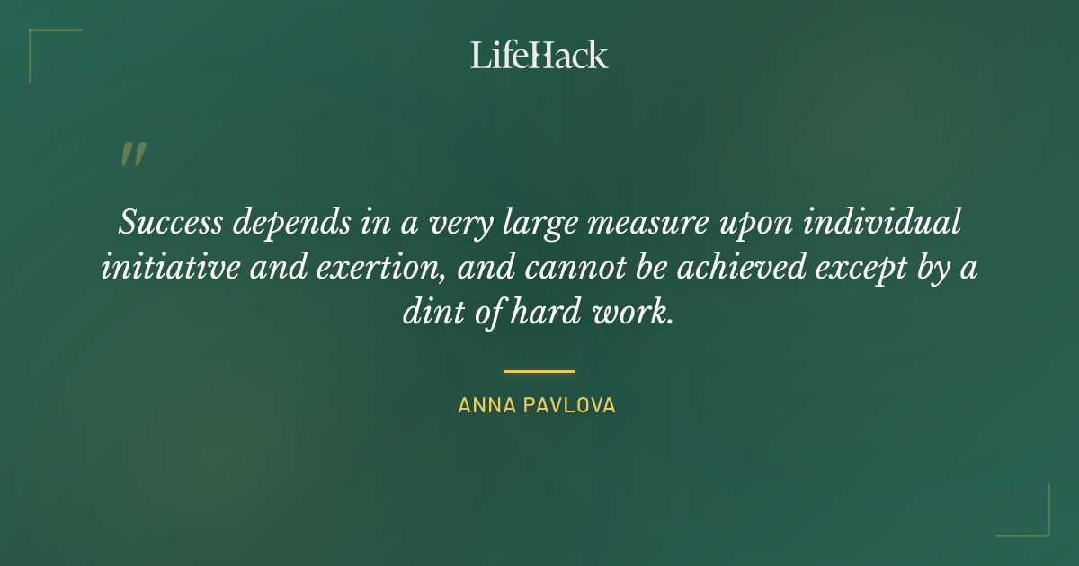 Quote by Anna Pavlova