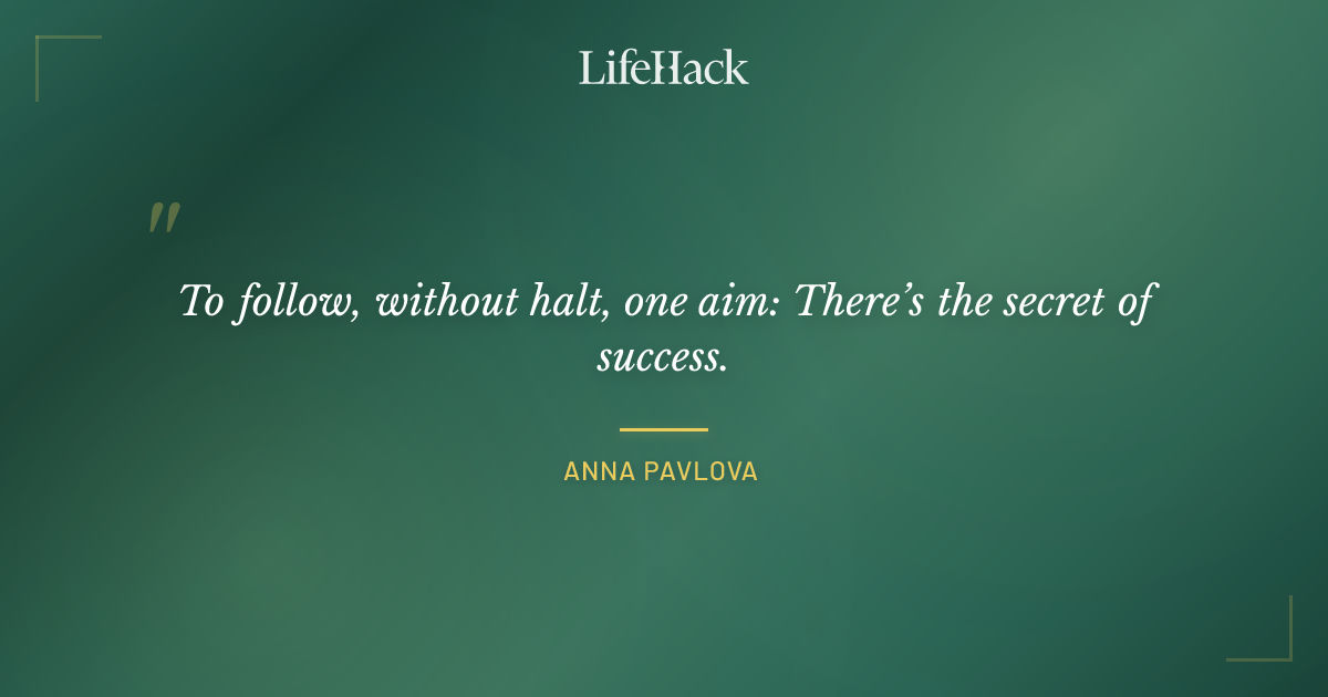 Quote by Anna Pavlova