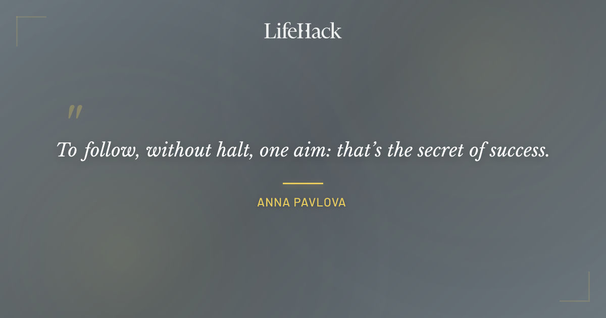 Quote by Anna Pavlova