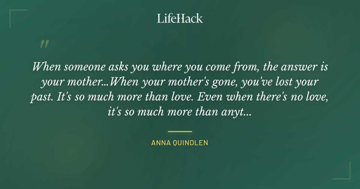 Quote by Anna Quindlen