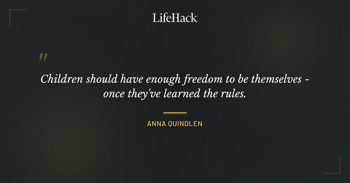 Quote by Anna Quindlen