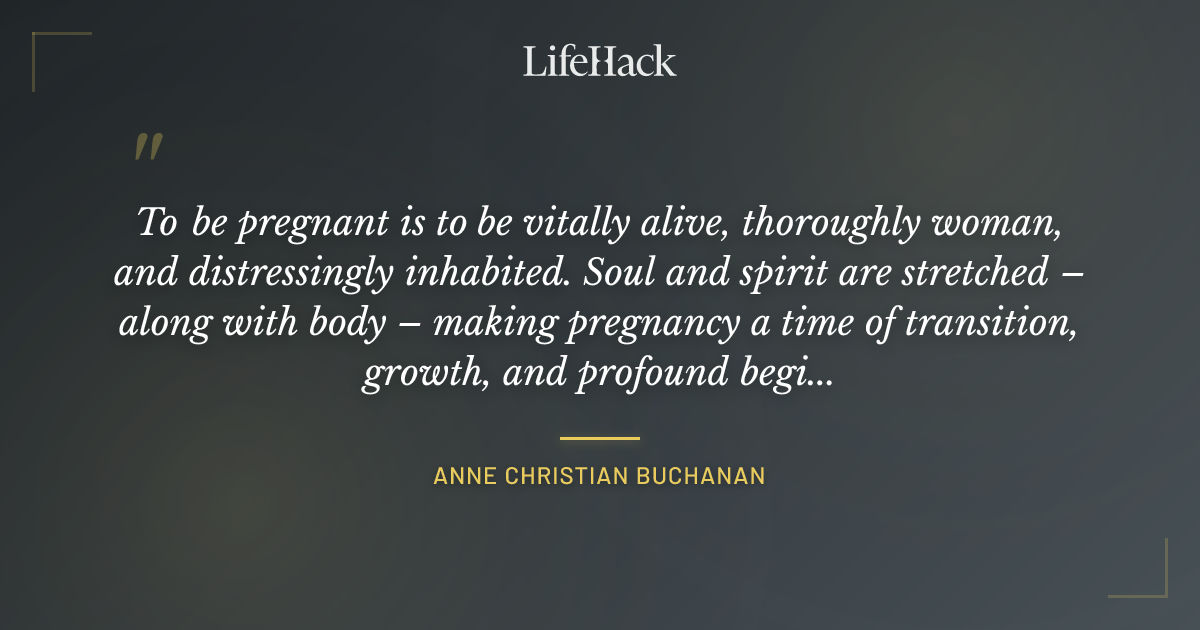 Quote by Anne Christian Buchanan