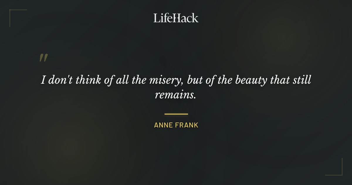 Quote by Anne Frank