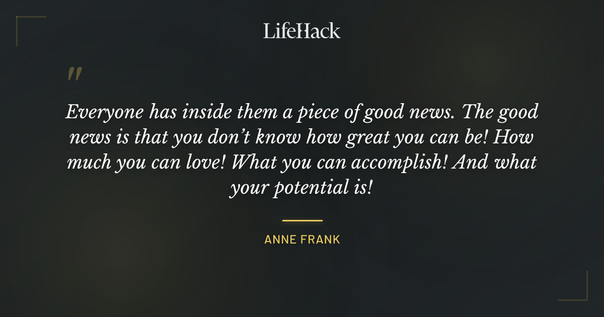 Quote by Anne Frank