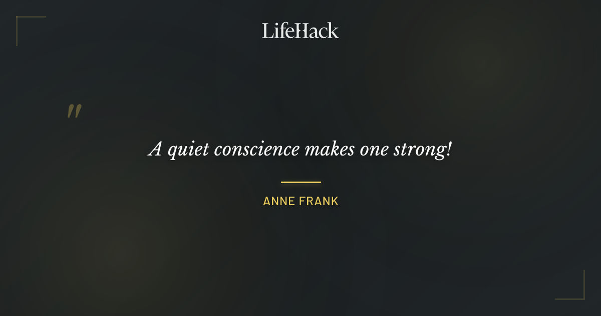 Quote by Anne Frank