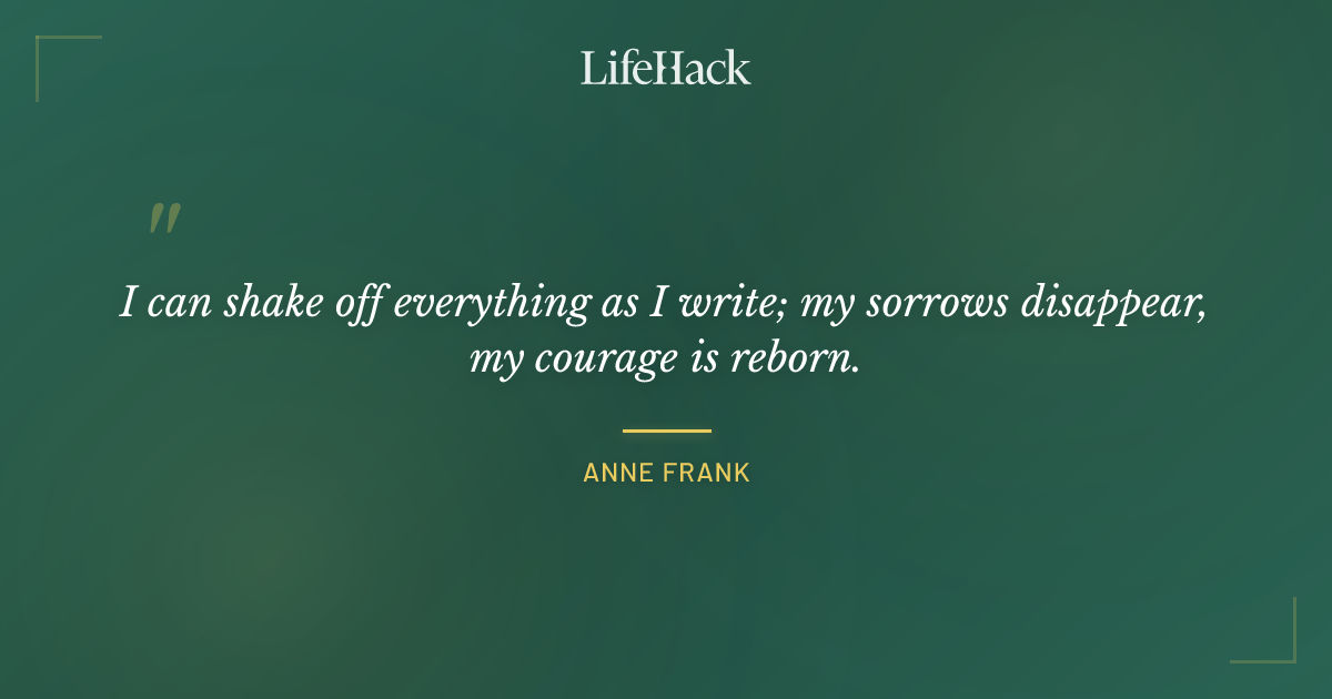 Quote by Anne Frank