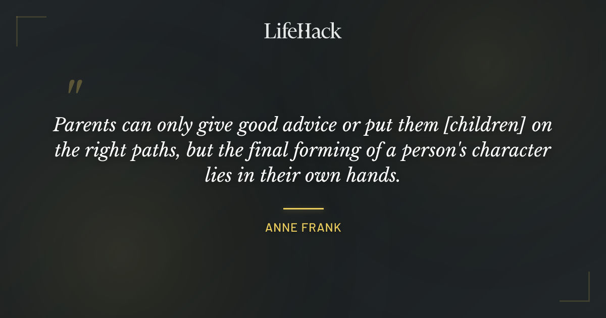 Quote by Anne Frank