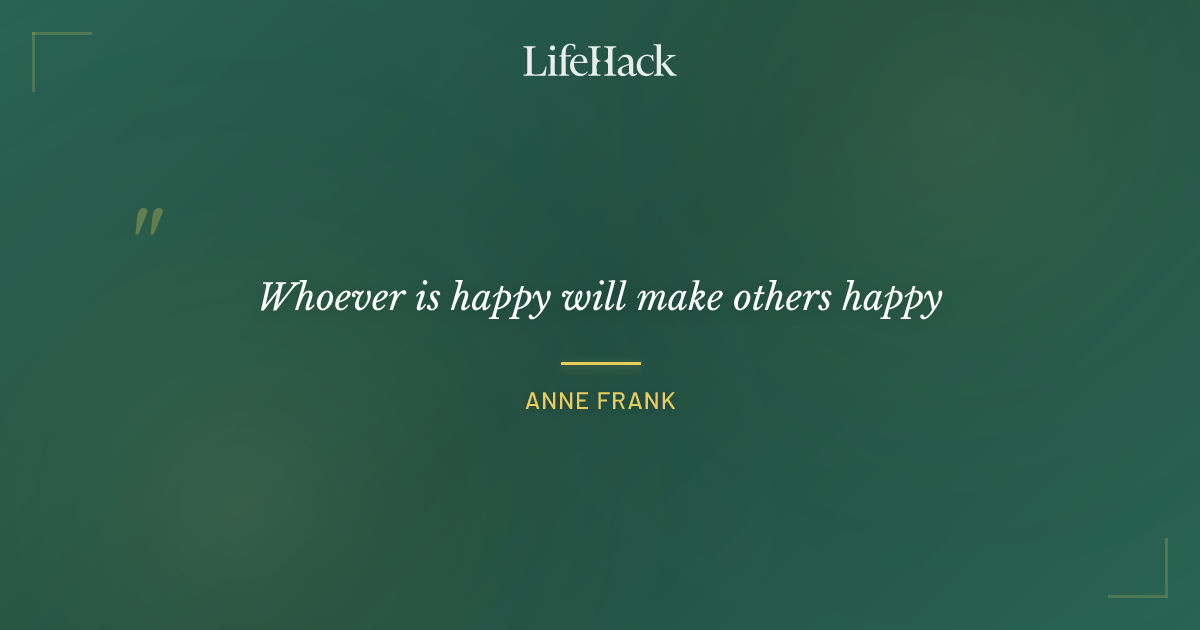 Quote by Anne Frank