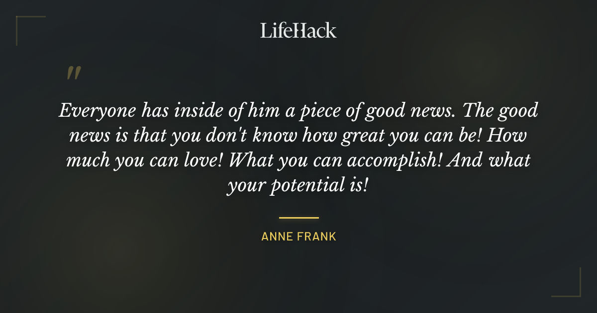 Quote by Anne Frank