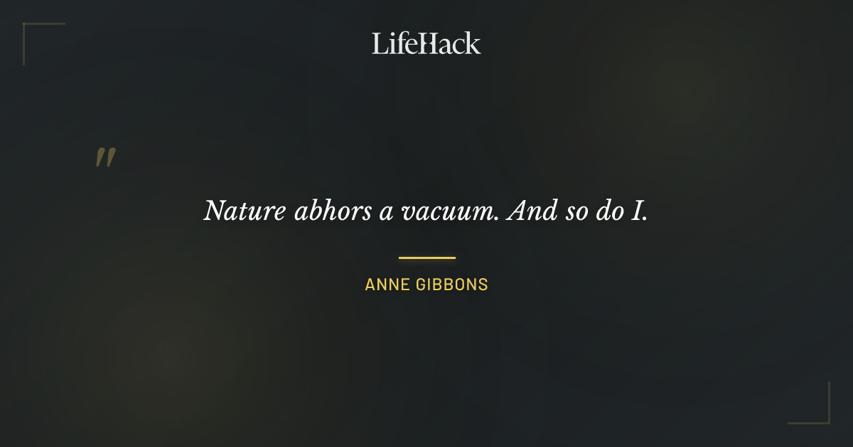 Quote by Anne Gibbons