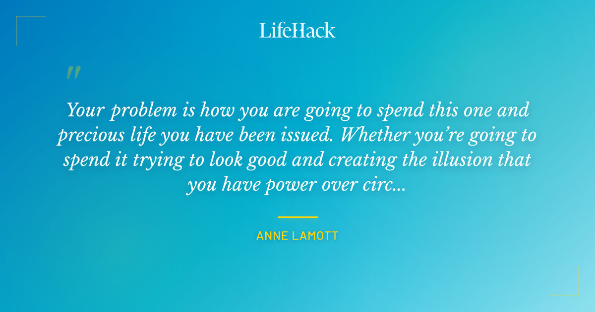 Quote by Anne Lamott