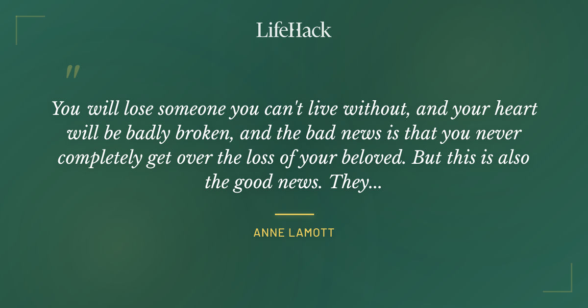 Quote by Anne Lamott