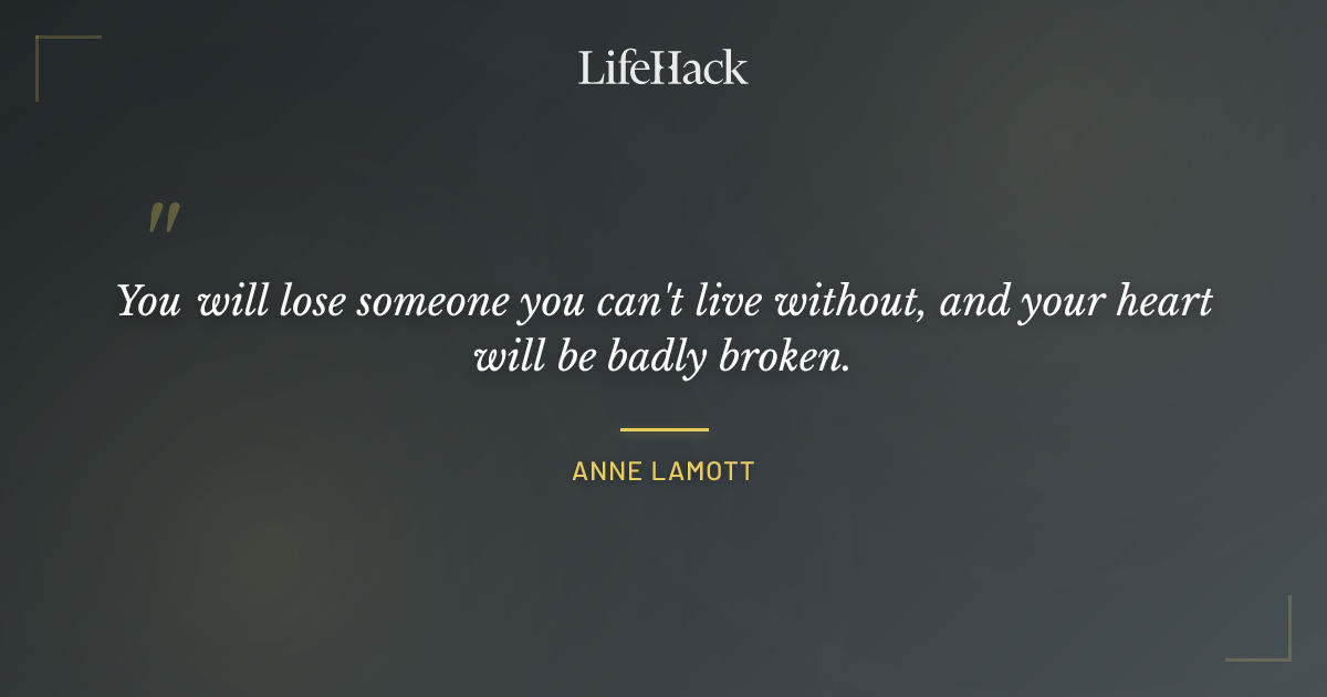 Quote by Anne Lamott