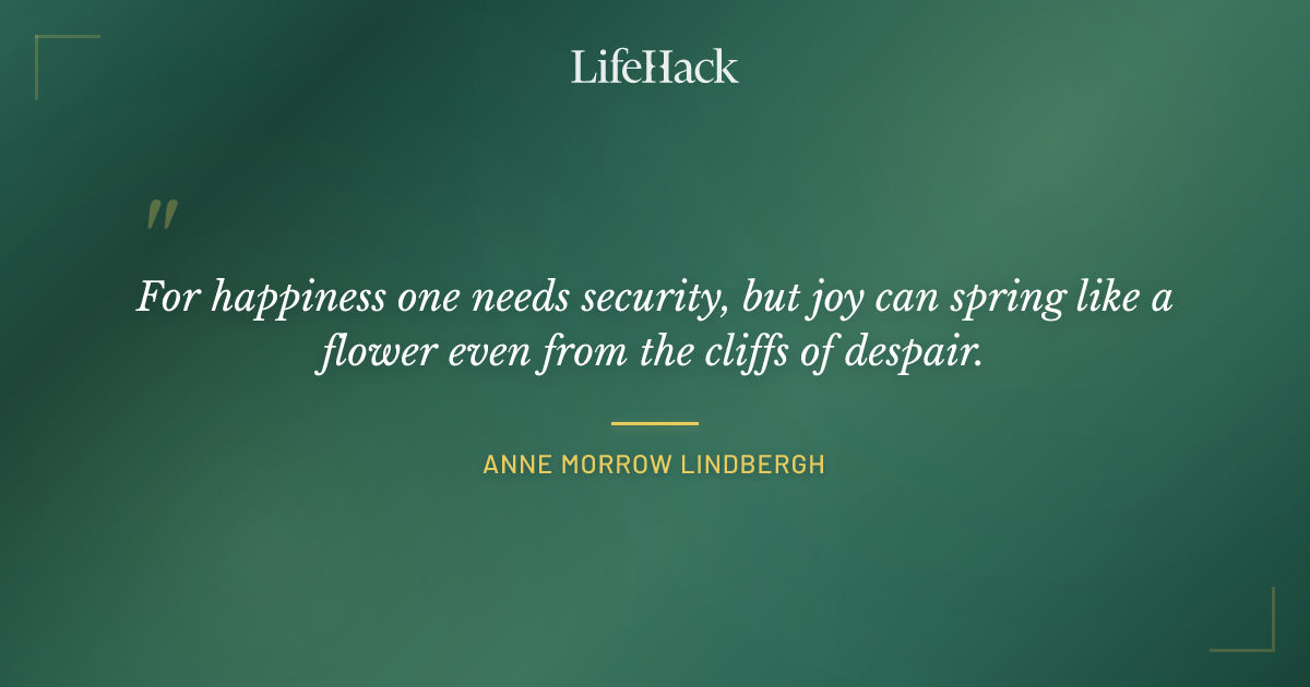 Quote by Anne Morrow Lindbergh