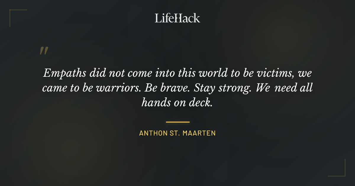 Quote by Anthon St. Maarten