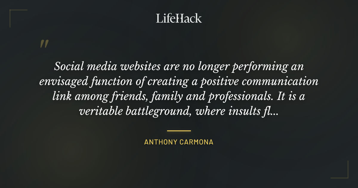 Quote by Anthony Carmona