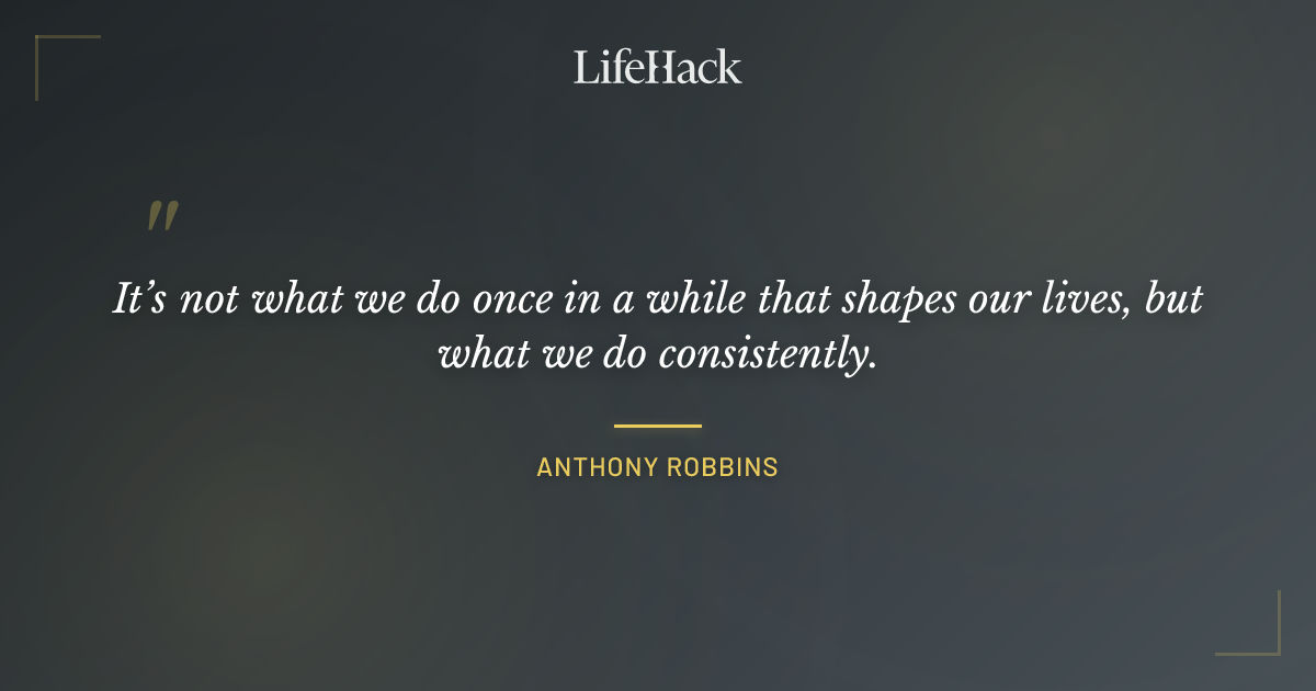 Quote by Anthony Robbins