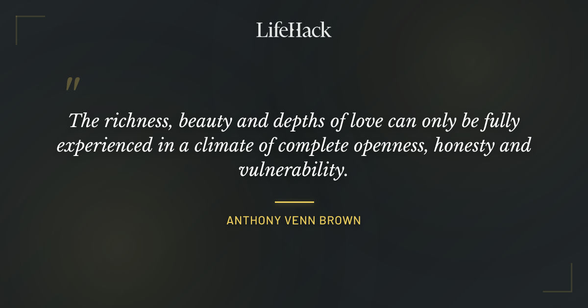 Quote by Anthony Venn Brown