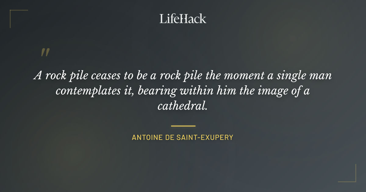 Quote by Antoine de Saint-Exupery