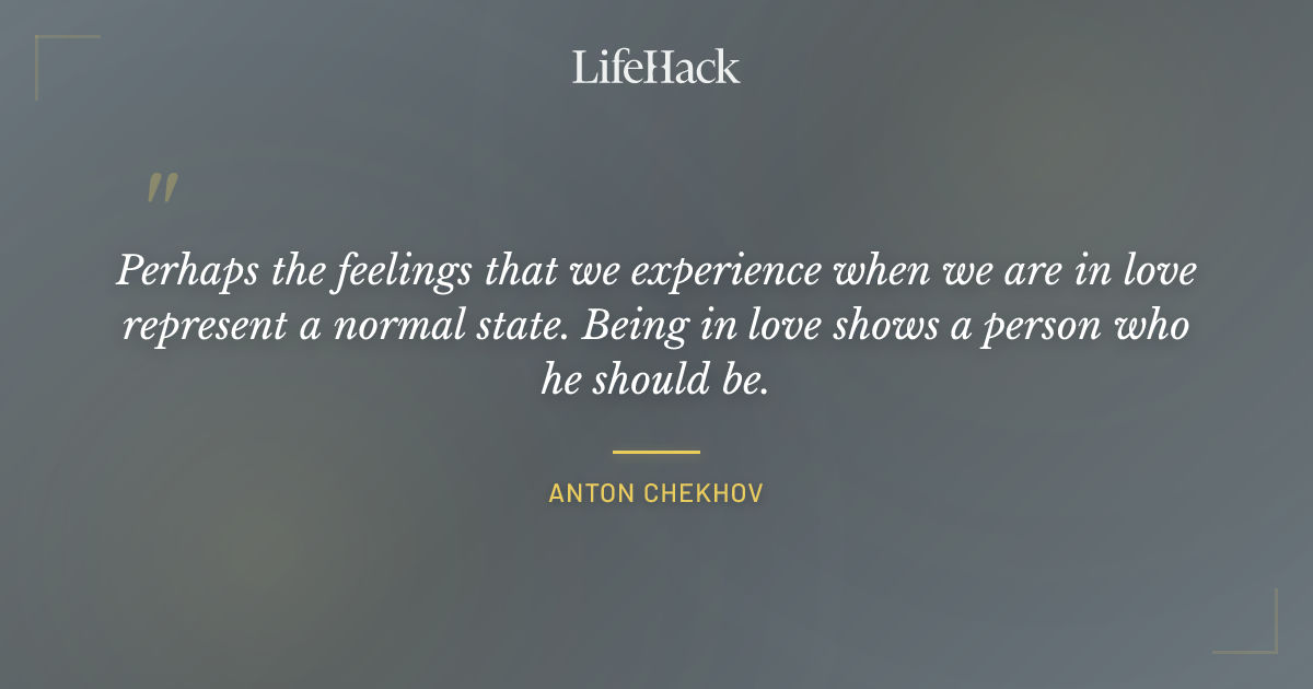 Quote by Anton Chekhov