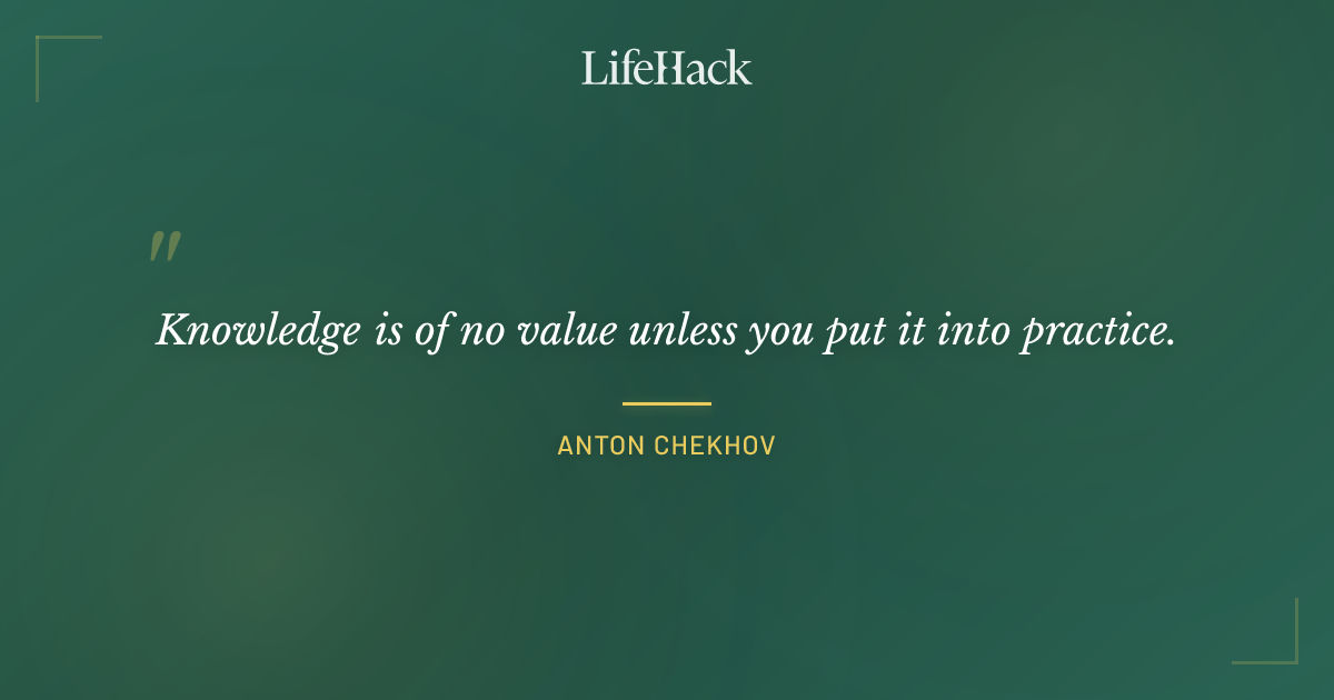 Quote by Anton Chekhov