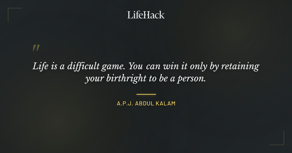 Quote by A.P.J. Abdul Kalam